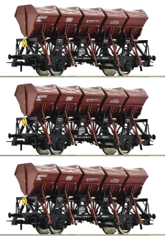 Roco 77039 - 3-tlg. Set: Muldenkippwagen, DB
