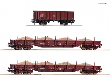 Roco 77041 - 3-tlg. Set 1: Sandzug, DR