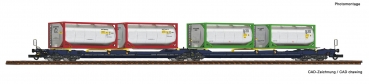 Roco 77388 - Doppeltaschen-Gelenkwagen T3000e, CEMAT