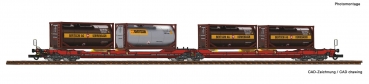 Roco 77389 - Doppeltaschen-Gelenkwagen T3000e, ÖBB/RCW