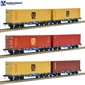Sudexpress S854006 - Spur HO 3-tlg. Budamar Sggrrs 80' Set
