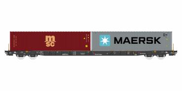 Igra Modell 96010105 - Spur HO Containertragwagen Sggnss-XL Rhein Cargo, Ep.VI, DC