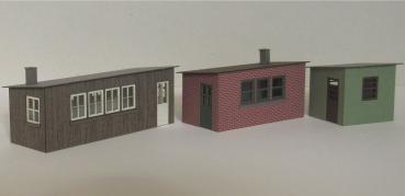 Laffont T1401 - Spur TT  3 Betriebswerks-Buden