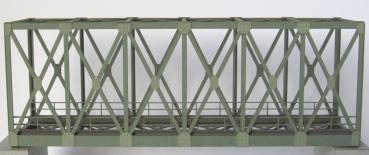 Laffont T4501 - Spur TT Fachwerk-Kastenbrücke 1-gleisig resedagrün
