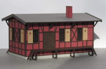 Laffont T5911 - Spur TT  Fachwerk-Güterschuppen mit Ziegelfassade