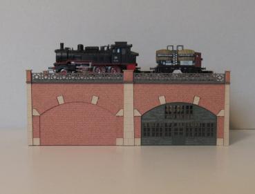 Laffont Z2401 - Spur Z Arkaden-Hochbahn-Segment mit Geschäft