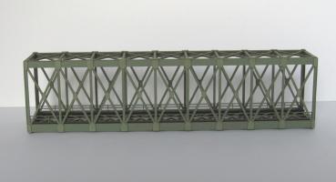Laffont Z4501 - Spur Z  Fachwerk-Kastenbrücke 1-gleisig resedagrün