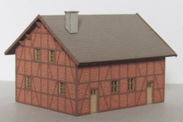 Laffont Z502 -Spur Z  Fachwerk-Bauernhaus in Ziegelausführung