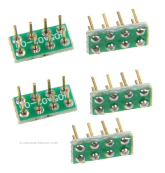 Uhlenbrock 71651 - 5 Schnittstellenstecker nach NEM 652