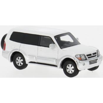 Brekina BOS87497 - Spur H0 Mitsubishi Pajero, weiß, 2003