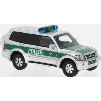 Brekina BOS87498 - Spur H0 Mitsubishi Pajero, 2003, Bundespolizei