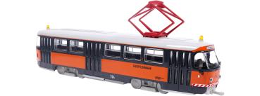 Brekina 64504 - Spur H0 Tatra T3/T4, Gera, 1970