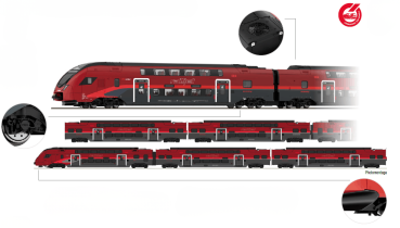 Roco 7720039 - 6-tlg. Set: Railjet-Doppelstocktriebzug Rh 4706, ÖBB