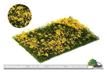 MBR model 50-2002 - Spur H0 Blumenmatte blühendes Gelb, 10x15 cm
