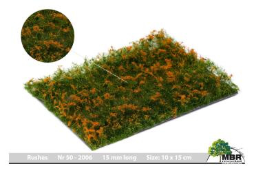 MBR model 50-2006 -Spur H0 Blumenmatte Kalmus, 10x15 cm