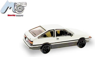 Herpa 87MC000041 - Spur H0 Toyota Corolla AE86, weiß