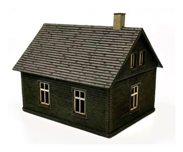MBR model AS-0310 - Spur H0 Holzhütte