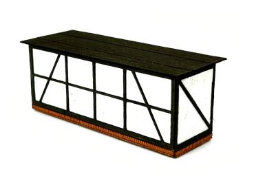 MBR model AS-0316 - Spur H0 Fachwerkschuppen 2