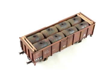 Ladegüter Bauer H01028 - Spur HO ausrangierte Industriekessel