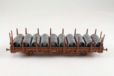 Ladegüter Bauer H01077 - Spur HO Drahtringe für Flachwagen
