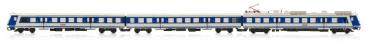 Jägerndorfer 40990 - Spur H0  3-teiliger Triebwagen 4020 grau/blau, DC