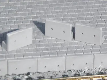 Juweela 28403 - Spur H0 Bahnsteigkante ÖBB, Gerade - 80 Stück