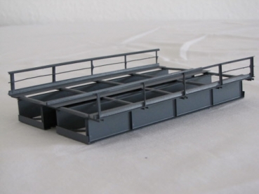 Hack T15-2  H0 · Blechträgerbrücke · 2-gleisig · 15 cm