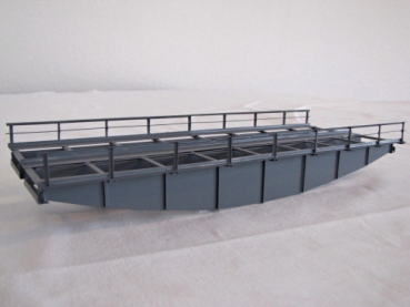 Hack T28-2 H0 · Blechträgerbrücke · Fischbauch 2-gleisig · 28 cm