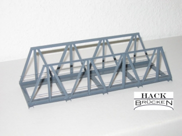 Hack V18 H0 Vorflutbrücke, 1-gleisig, Länge 18,0 cm