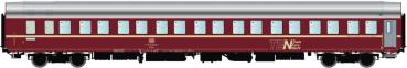 LS Models 46150 - Spur HO DB Schlafwagen T2S WLABsm 166, TEN rot, Ep. IVb, DC