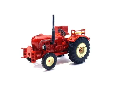 Kußmaul Modell H0-POD-B308-ARX - Spur HO Porsche Diesel Super B308 "abgerüstet" (rot)  Traktor