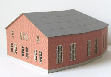 Laffont T10401 - Spur TT Ringlokschuppen Bebra, 3-ständig, 15°-teilung
