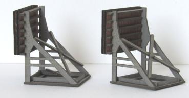 Laffont T12401 - Spur TT 2 Stück Spezial-Prellbock für verschobene Ladungen