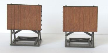 Laffont T12401 - Spur TT 2 Stück Spezial-Prellbock für verschobene Ladungen