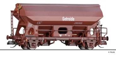 Tillig 502286-1 - Spur TT Schwenkdachwagen Tdgs "Getreide" Ep. IV DR - gealtert, Display 1/4
