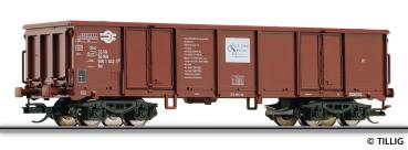 Tillig 502570  - Spur TT Offener Güterwagen Eas, "US Steel" der MAV, Ep. V (ex. 15234)
