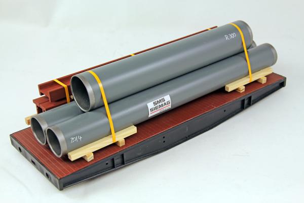 Ladegüter Bauer 01078 - Spur O  Röhren und I-Stahlprofile