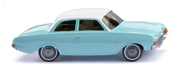 Wiking 020003 - Spur HO Ford 17M - lichtgrün mit weißem Dach