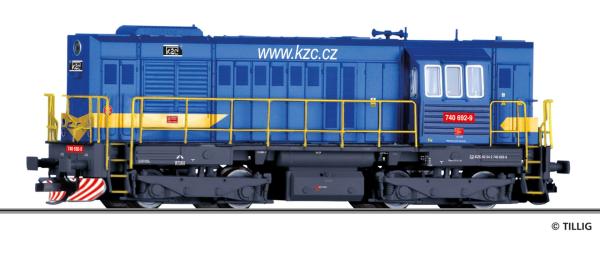 Tillig 02762 - Spur TT Diesellok 742 692 der KŽC Doprava s.r.o.