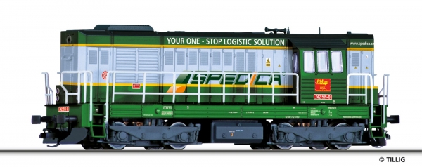 Tillig 02763 -  Spur TT Diesellokomotive Reihe 742 der RM Lines a.s. (CZ) / SPEDICA