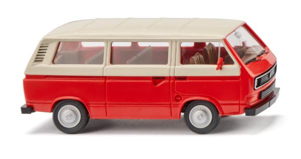 Wiking 029202 - Spur H0 VW T3 Bus - Dritte Bulli-Generation im Zweifarb-Edelauftritt