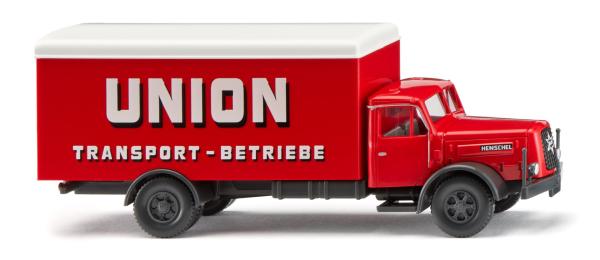 Wiking 041502 Spur HO Koffer-Lkw (Henschel HS 140) "Union Transport"