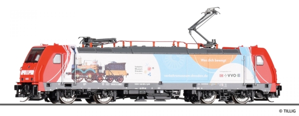 Tillig 05032 - E-Lok 146 025 'VVO, Verkehrsmuseum Dresden', DBAG