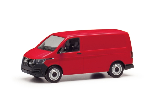 Herpa 096799-002 - Spur HO Volkswagen  VW T6.1 Kasten, kirschrot