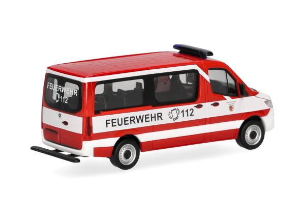 Herpa 098885 - Spur HO Mercedes-Benz Sprinter '18 Flachdach Bus "Feuerwehr Nürnberg"