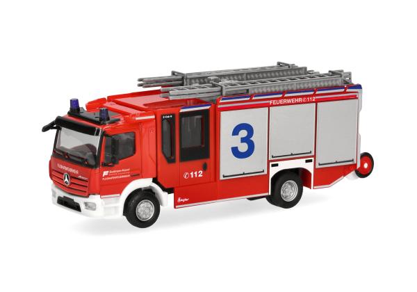 Herpa 099349 . Spur HO Mercedes-Benz Atego '13 Ziegler Z-Cab "Flughafen-Feuerwehr Friedrichshafen