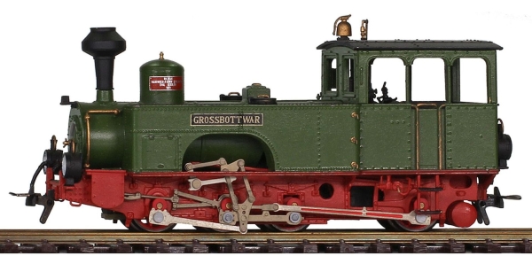 Bemo 1014805 - Spur H0e Dampflok-Fertigmodell 12 "Oberstenfeld" der KWStE , Epoche I, grün