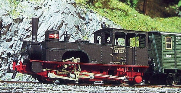 Bemo 1014806 - Spur H0e Dampflok-Fertigmodell 99 621 der DRG, Ep. II