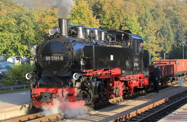 Bemo 1017896 - Spur HOm RüBB 99 1781-6 Dampflok-Fertigmodell