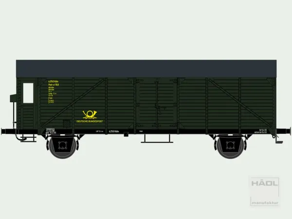 Hädl 113255 - Spur TT Postwagen c/10,8, DBP, Ep.III